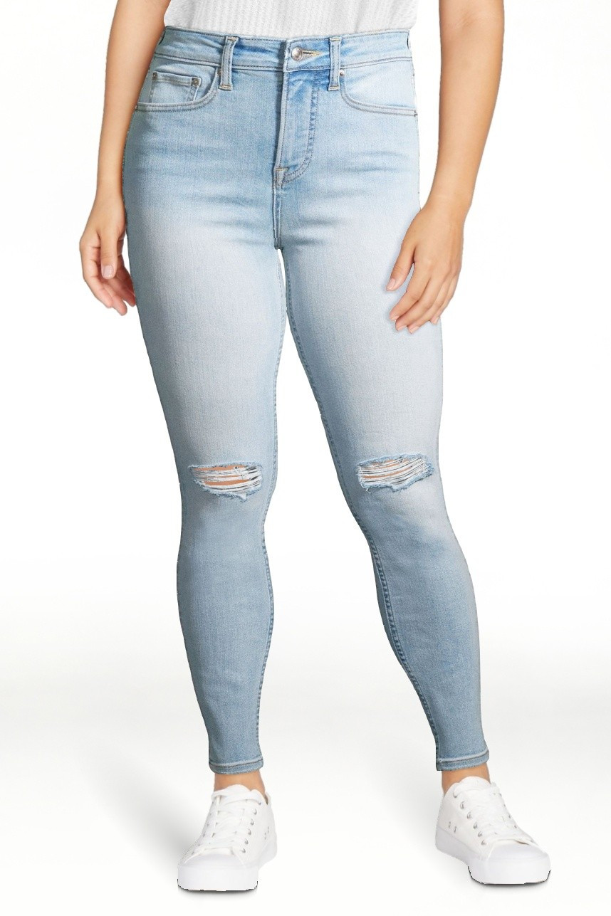 Free Assembly Women's High Rise Skinny Jeans | Walmart (US)