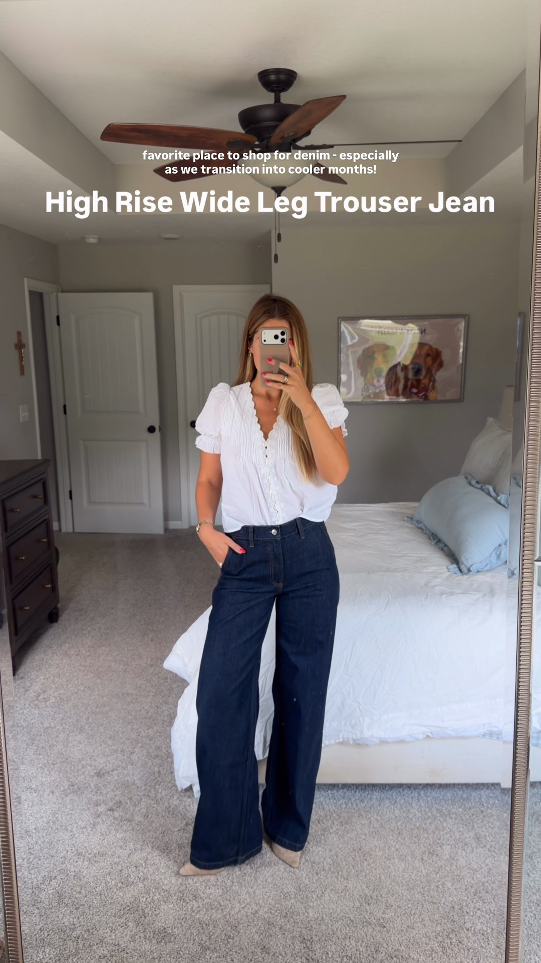 FAVE SALE!! Use Code DENIMAF for extra 15% off! 25-50% Off All Jeans + 20% Off Almost Everything Else 
Sizing:
High Rise 90s Straight Jean: Dark Brown/Long/27 (should have stayed TTS + prefer extra long when possible!)
Low Rise Ultra Loose Jean: Medium Wash/Extra Long/26
High Rise 90s Relaxed Jean: Black/Extra Long/26
High Rise Barrel Jean: Ecru/Long/26
High Rise Wide Leg Trouser Jean: Rinse/Extra Long/26
Bra-Free Chambray Tie-Front Cami: XS
100% Cotton Blouse: White/XS (sold out quick!❤️‍🩹)
100% Cotton Roll Neck Crew Sweater: Blue Stripe/Small (sold out quick!❤️‍🩹)


#abercrombiepartner @abercrombie 
 *Offer valid online only August 5, 2026 to August 10, 2026 in US/CA. Excludes clearance. Online price reflects discount.
Extra 20% Off: *Offer valid in stores and online August 5, 2026 to August 10, 2026 in US/CA. Exclusions apply as indicated. Online price reflects discount.
Promo Code: *Use code DENIMAF to get an additional 15% off almost everything in stores and online at checkout from August 5, 2026 to August 10, 2026 in US/CA. Exclusions apply. See details online.

#LTKgrwm #LTKTall #LTKSaleAlert