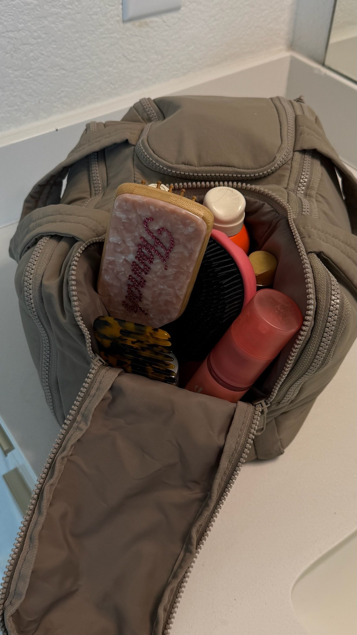 My favorite goto toiletry bag! I literally use it for ALL trips I go on! It fits everything I need ✈️

#LTKBeauty #LTKItBag #LTKTravel