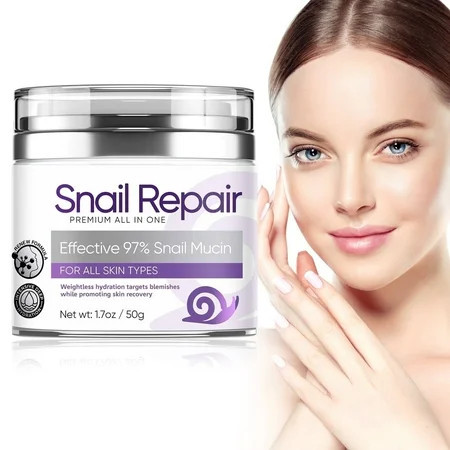 Snail-Mucin-Repair-Cream | Moisturizer for All Skin Types | Natural Ingredients | Walmart (US)