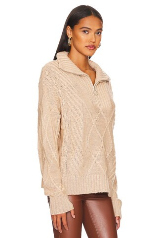 Jax Knit Sweater in Cream | Revolve Clothing (Global)