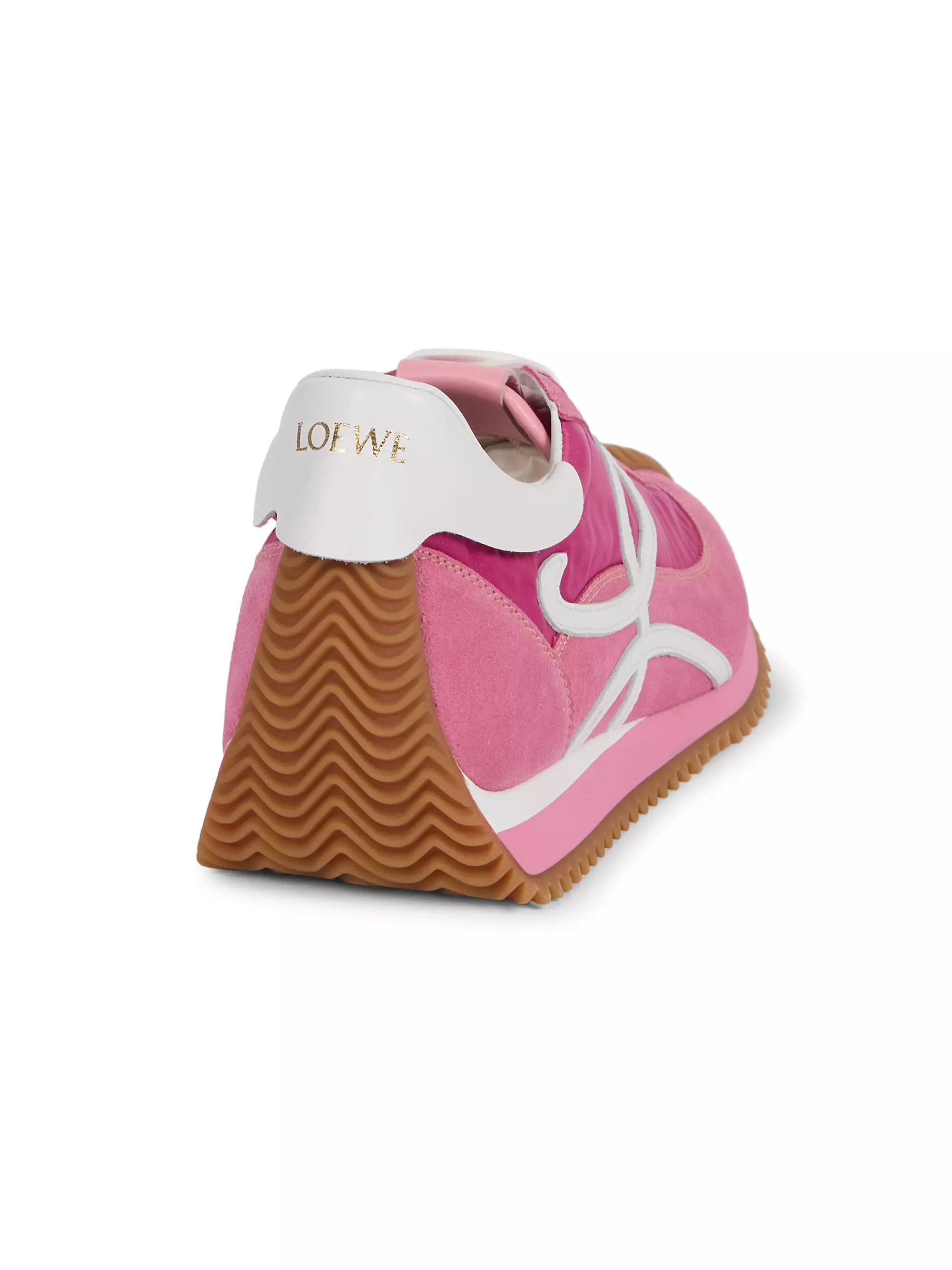 Shop LOEWE LOEWE x Paula's Ibiza Flow Runner Suede Sneakers | Saks Fifth Avenue | Saks Fifth Avenue