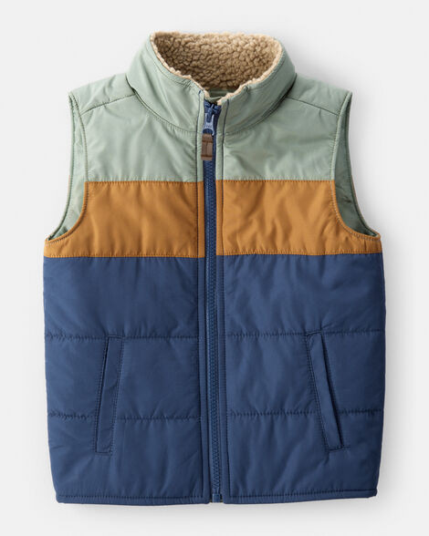 Toddler Boy Sleeveless Puffer Vest | Carter's Inc