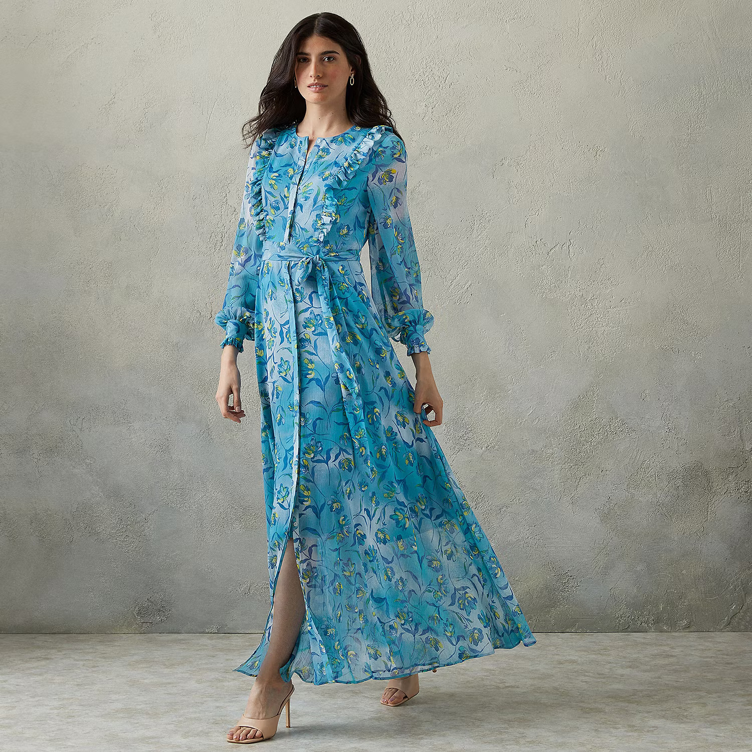 new!Prabal Gurung for JCPenney Balloon Sleeve Long Sleeve Maxi Dress | JCPenney