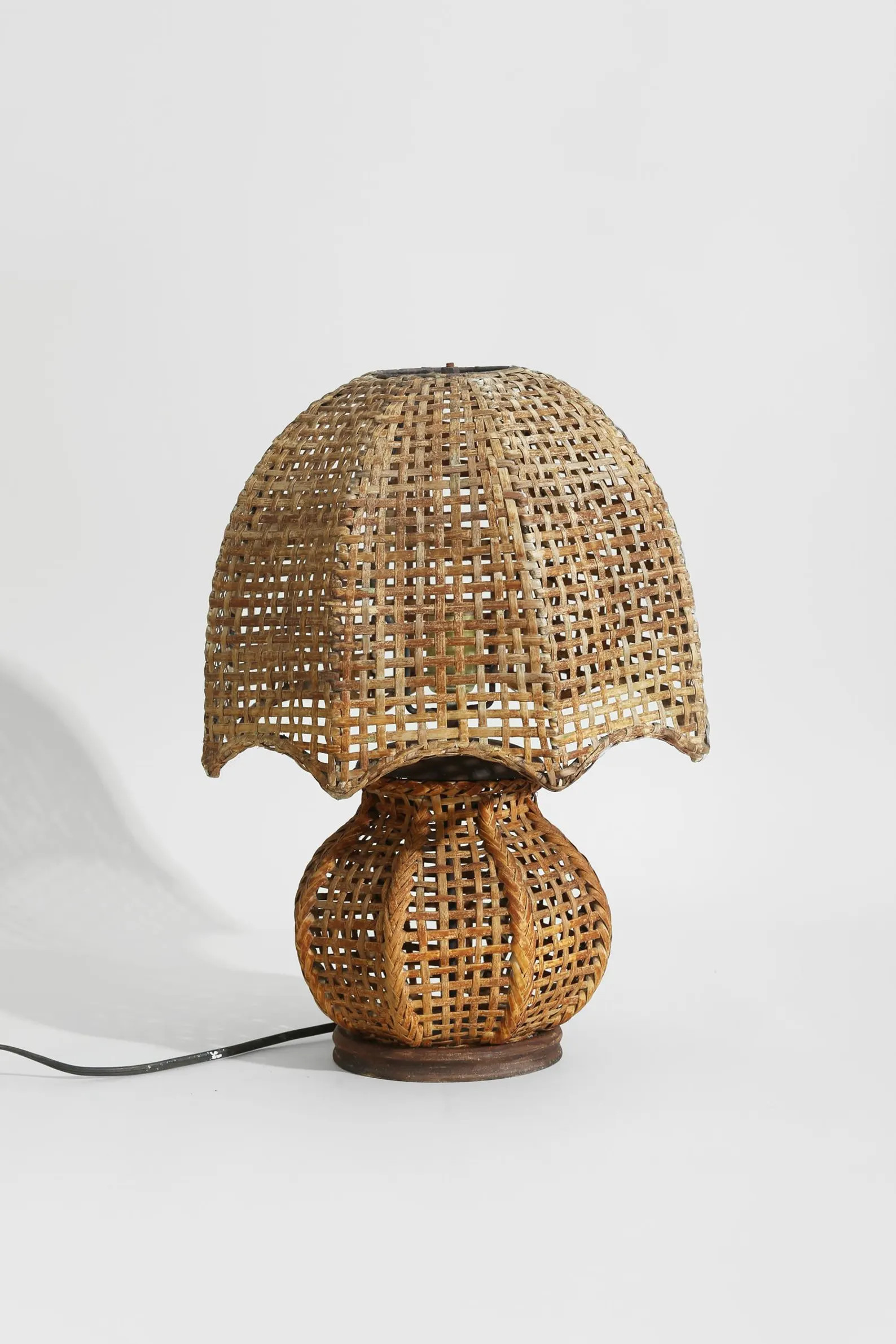 Woven Rattan Table Lamp | Etsy (Global)
