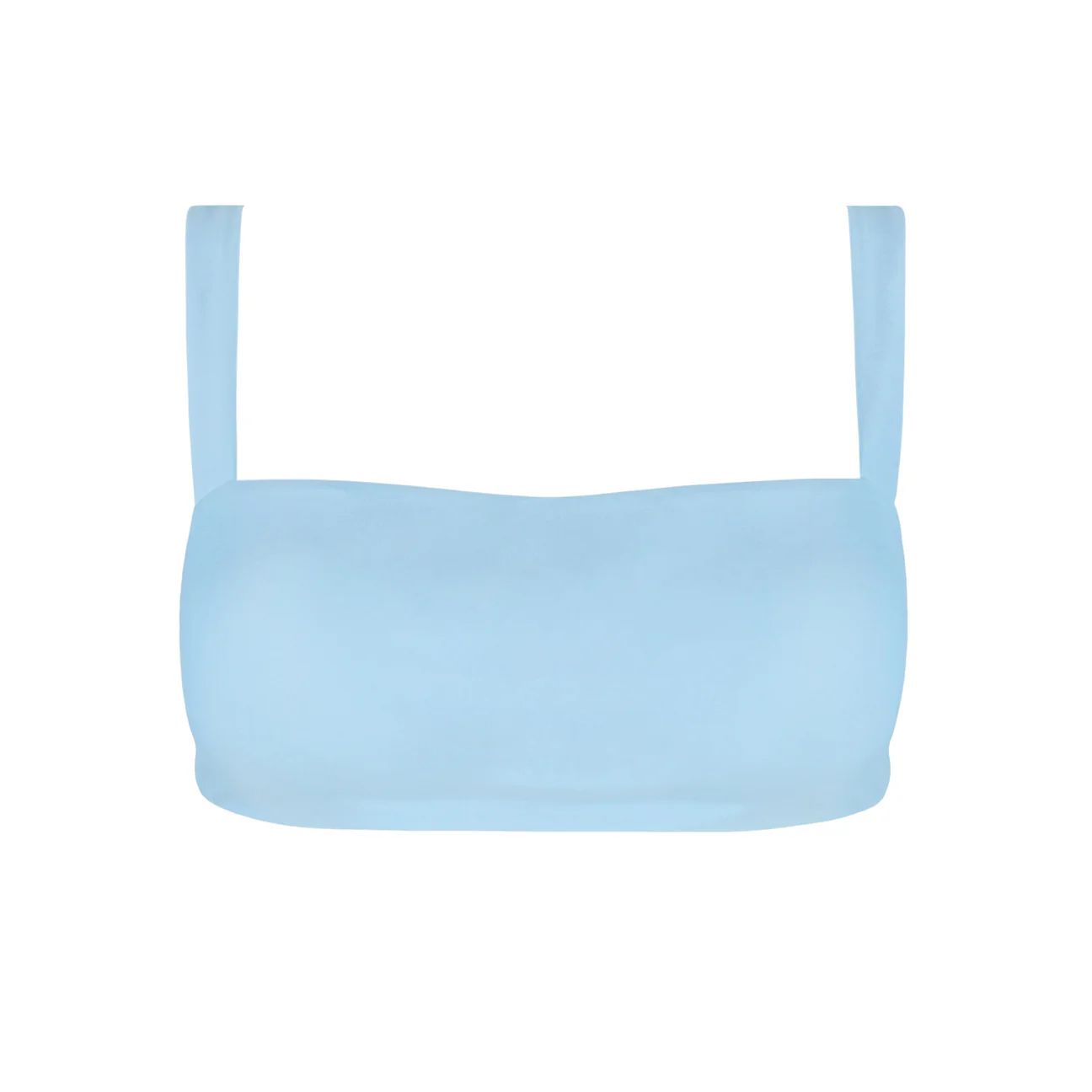women's peri blue bandeau bikini top | minnow