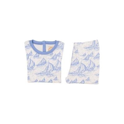 St. Simon's Sailboat with Barbados Blue (unisex) | The Beaufort Bonnet Company