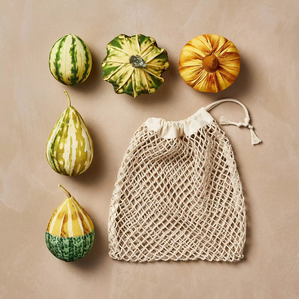 5pc Pillow Set Fall Assorted Gourds - John Derian for Target | Target