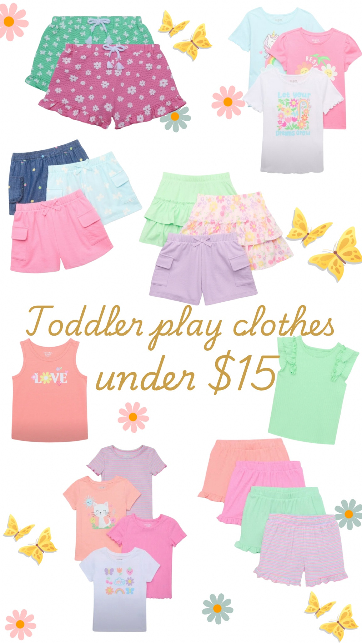 The best toddler / kids play clothes all under $15! My kids play hard and these sets are so quality and adorable.

#LTKKids