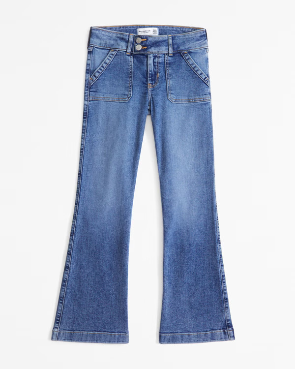 low rise bootcut jeans | Abercrombie & Fitch (US)