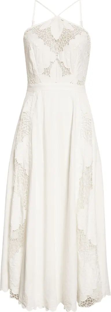 Embroidered Linen Sundress | Nordstrom