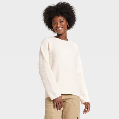 Women's Oversized Crewneck Pullover Sweater - Universal Thread™ | Target