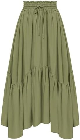 Scarlet Darkness Maxi Skirts for Women High Waist Renaissance Skirt Long Skirt with Pockets | Amazon (US)