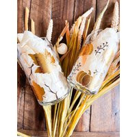 Fall Leaves Iced Coffee Beer Can Glass, Pumpkin Drink, Autumn Glass Mug | Etsy (US)