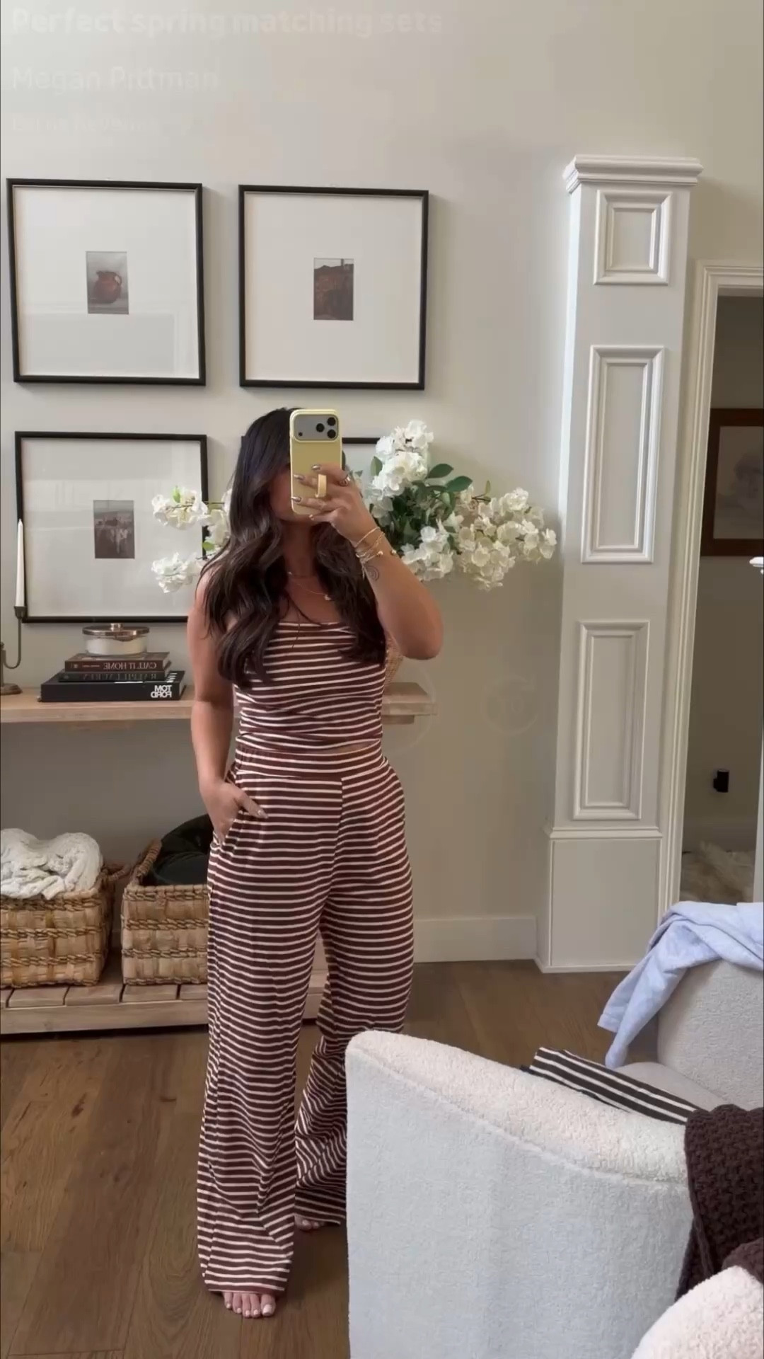 Brown striped set! Tube top and pants set 🤎🥥

#LTKootd #LTKgrwm #LTKSeasonal