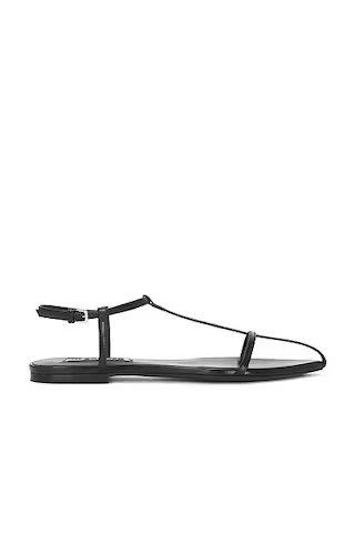 Jil Sander Cage Sandal in Black | FWRD | FWRD 