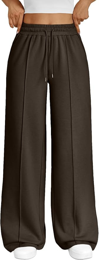 Trendy Queen Womens Wide Leg Sweatpants Baggy Loose Fall Barrel Casual Lounge Athletic Pants Comf... | Amazon (US)