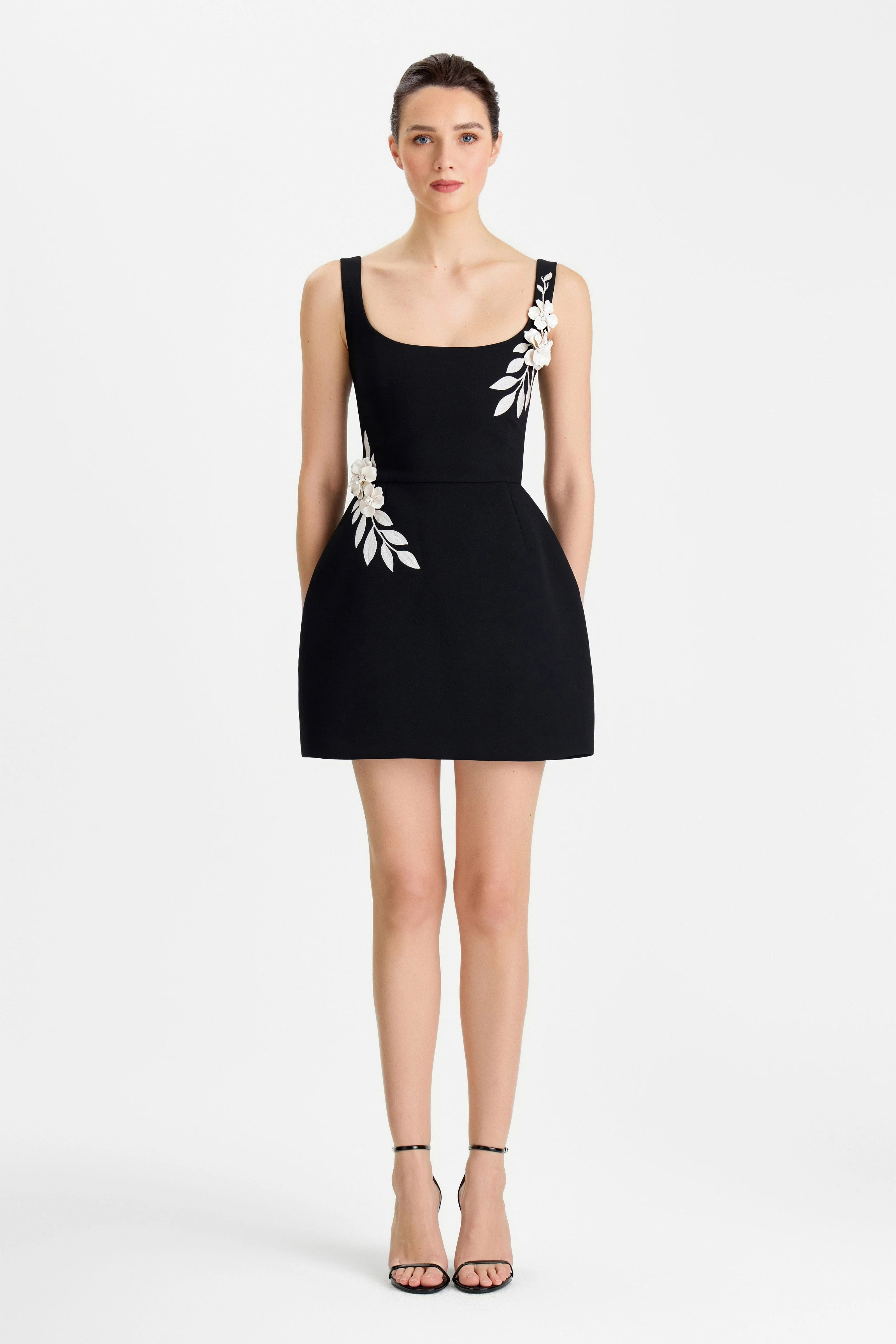 Nadine Merabi Lana Monochrome Dress | Nadine Merabi
