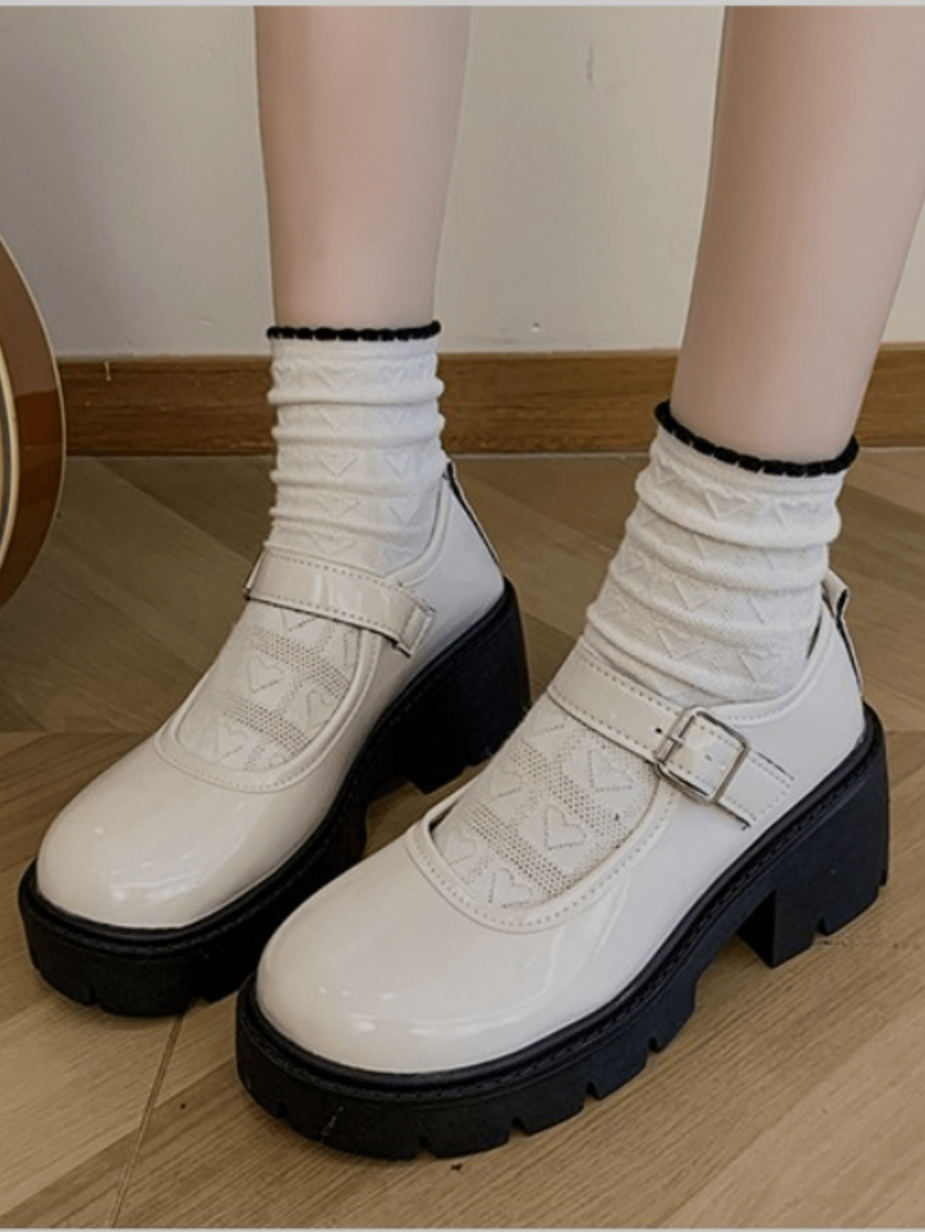 Women Black High-Heel Mary Jane Shoes 2024 New Summer Fashion Single Shoes In College Style With ... | SHEIN