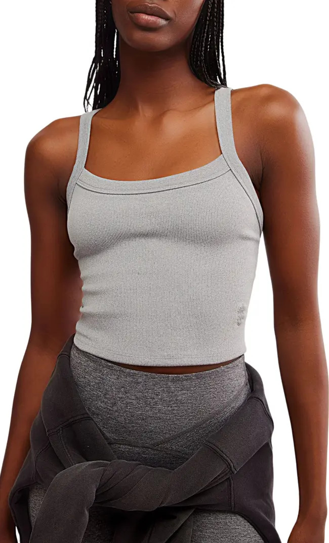 FP Movement by Free People All Clear Rib Crop Camisole | Nordstrom | Nordstrom