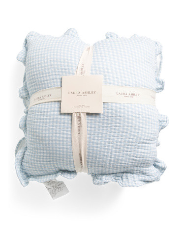 2pk 20x20 Gingham Ruffle Pillows | Throw Pillows | Marshalls | Marshalls