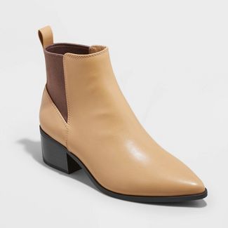Women's Gwen Low Shaft Heeled Boots - A New Day™ | Target