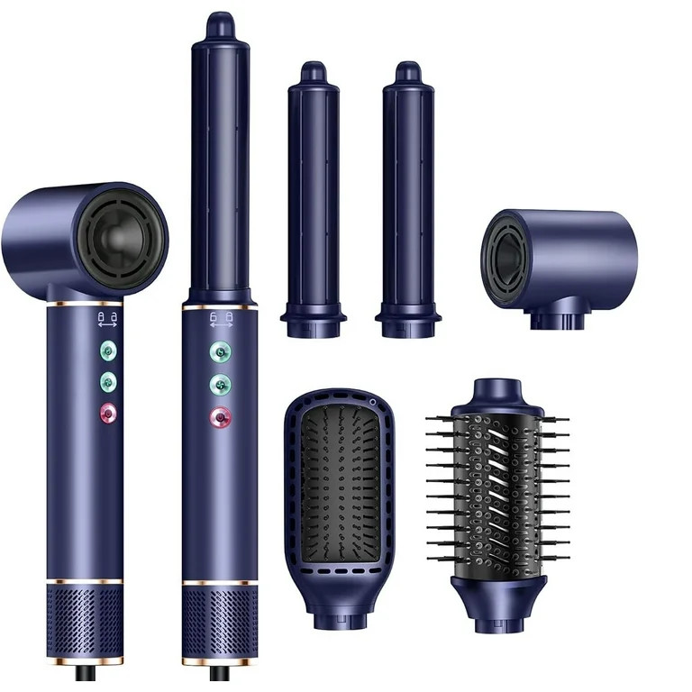 5-in-1 High-Speed Hot Air Hair Dryer Brush: 110000RPM, 20m/s Airflow, 0.75LB Aluminum, Ionic Blow... | Walmart (US)