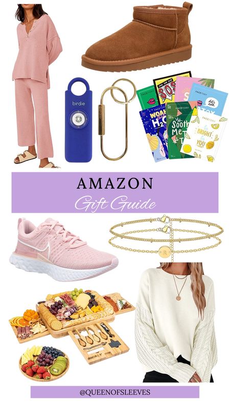 Amazon Gift Guide!

Lounge set, alarm, sheet face mask, gold bracelet, cheese board, sneakers, fur boots, sweater 

#LTKGiftGuide #LTKHoliday #LTKstyletip