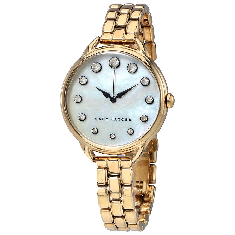 Marc Jacobs Betty White Mother of Pearl Dial Ladies Watch MJ3509 | Jomashop.com & JomaDeals.com