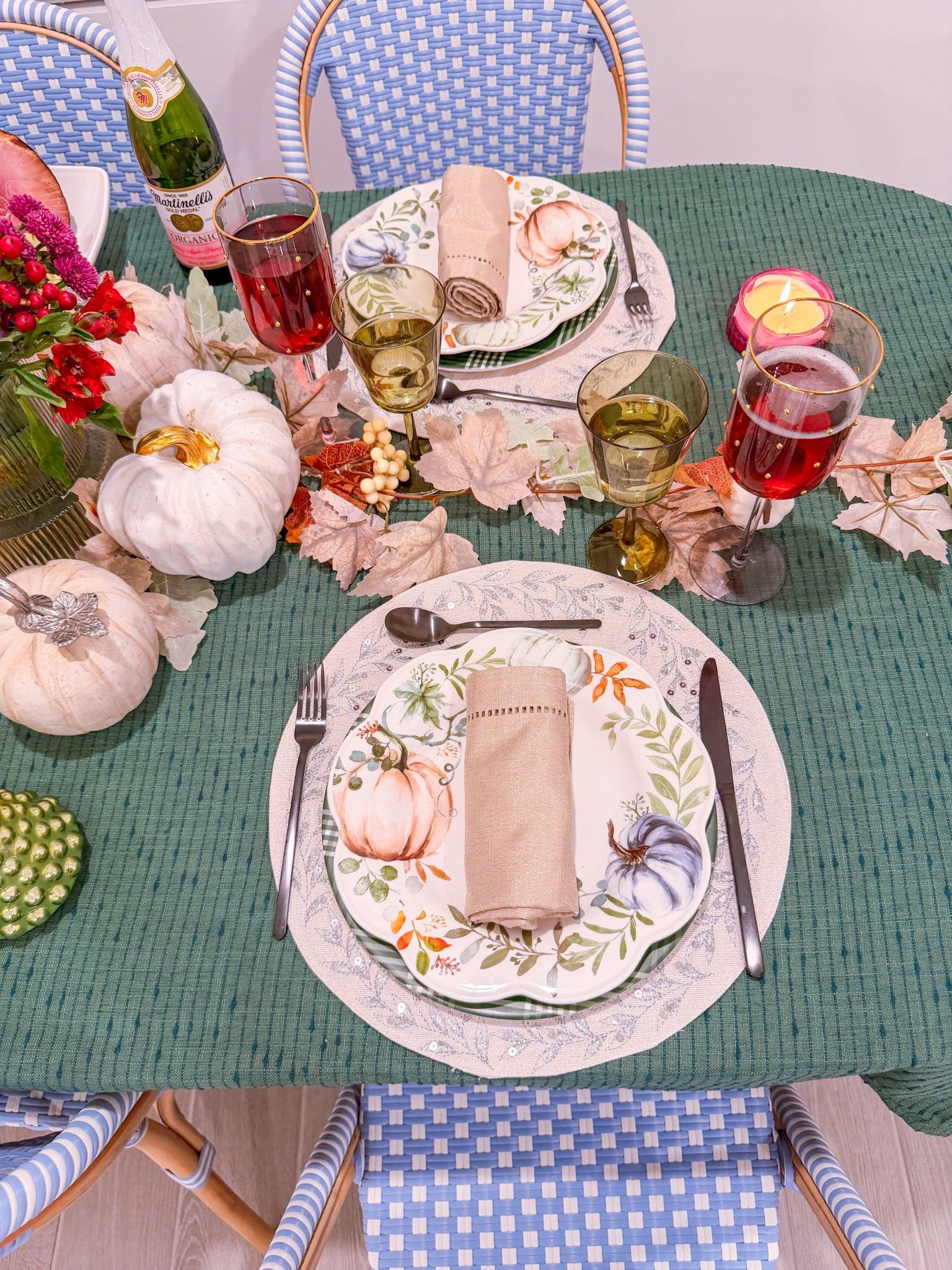 Plates full, hearts full… 🍁 Thanksgiving at our home this year. A warm autumn tablescape made to celebrate the beauty of the season and all the memories that start right here at the table 🤍🤎

#LTKHoliday #LTKSeasonal #LTKCyberWeek