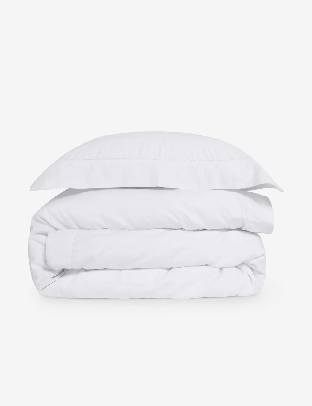 Classico Hemstitch Cotton Sateen Duvet Set | Lulu and Georgia 