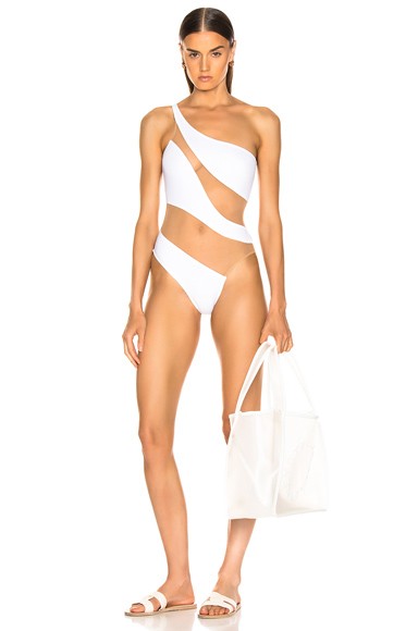 Snake Mesh Mio Swimsuit | FWRD 
