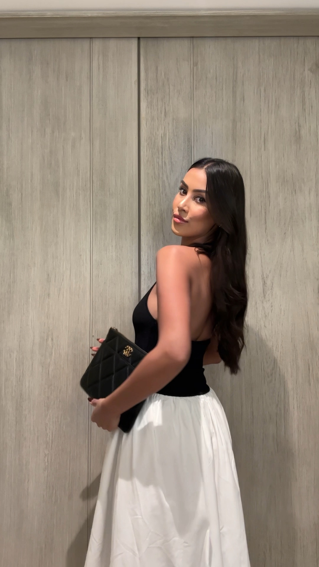 Vacation fit 🌴 Black and White, Meshki, Chanel clutch, Minimalist, Quiet Luxury

#LTKtravel #LTKstyletip #LTKitbag