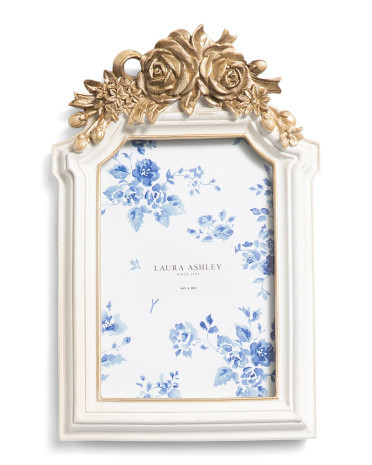 4x6  Rosette Crown Tabletop Picture Frame | TJ Maxx