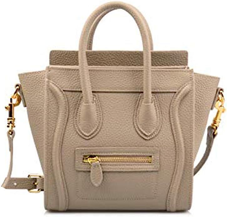 Gershimay Women's Genuine Leather Smile Crossbody Bag Small Shoulder Handbags Purse Hobo Bags | Amazon (US)
