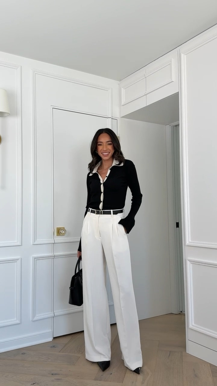 Spring workwear outfit! Wearing size xs sweater and size 4 tall effortless pant 


Spring outfit 
Work outfit 
Office outfit 
Spring transitional outfit 
Workwear
Spring fashion 

#LTKFindsUnder100 #LTKStyleTip #LTKWorkwear