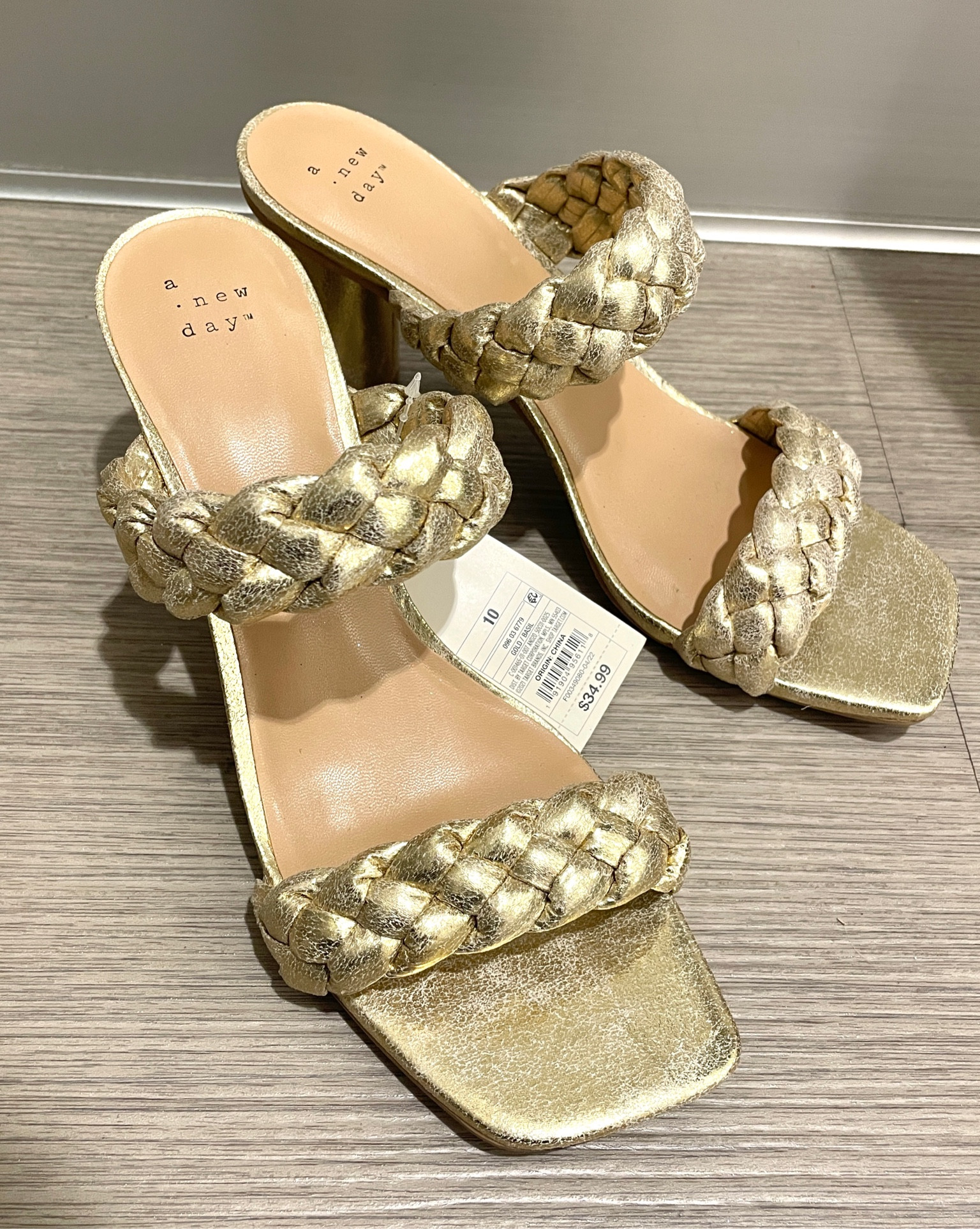 #goldshoes #goldsandals #goldheels #braidedsandals #shinyshoes #targetfind #affordableshoes #goldbraidedsandals #anewday #formal #prom #wedding 

#LTKFind #LTKstyletip #LTKshoecrush