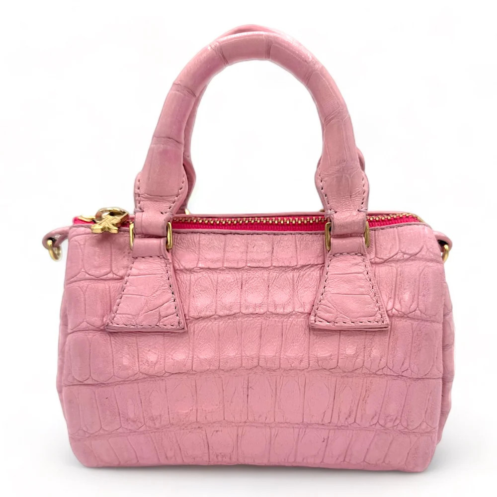 Victoria Crocodile Light Pink | Jenya Reneé