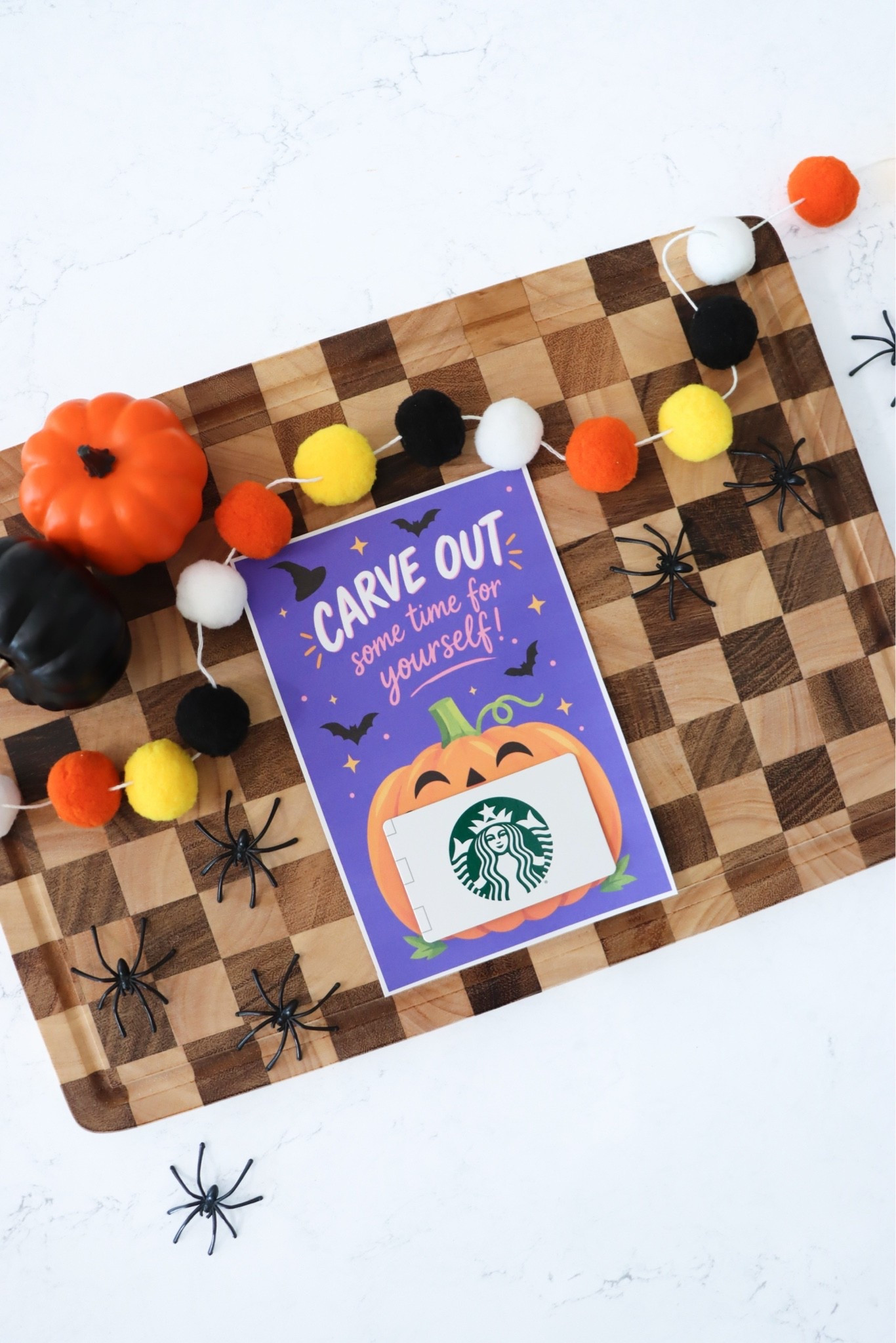 Such a simple Halloween gift! 🎃☕💜

This DIY Halloween gift card holder is such an easy way to turn a Starbucks gift card into a thoughtful treat for teachers, friends, coworkers, or your favorite busy mom!

Just print, attach a gift card, and you have the sweetest little reminder to carve out some time for yourself! 🍂✨

Comment “SHOP” and I’ll send you the link to make your own! 🎃

#HalloweenGiftIdeas #HalloweenGiftCardHolder #TeacherGiftIdeas #HalloweenPrintable #DIYGiftIdeas