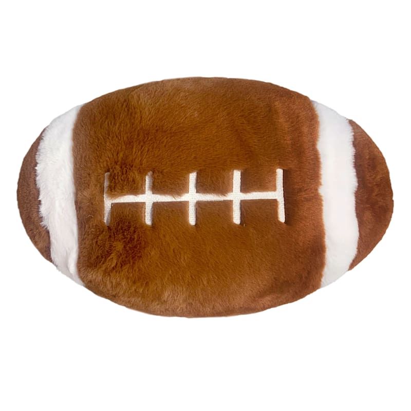 Homespun Harvest Football Shaped Throw Pillow, 14x18 | At Home