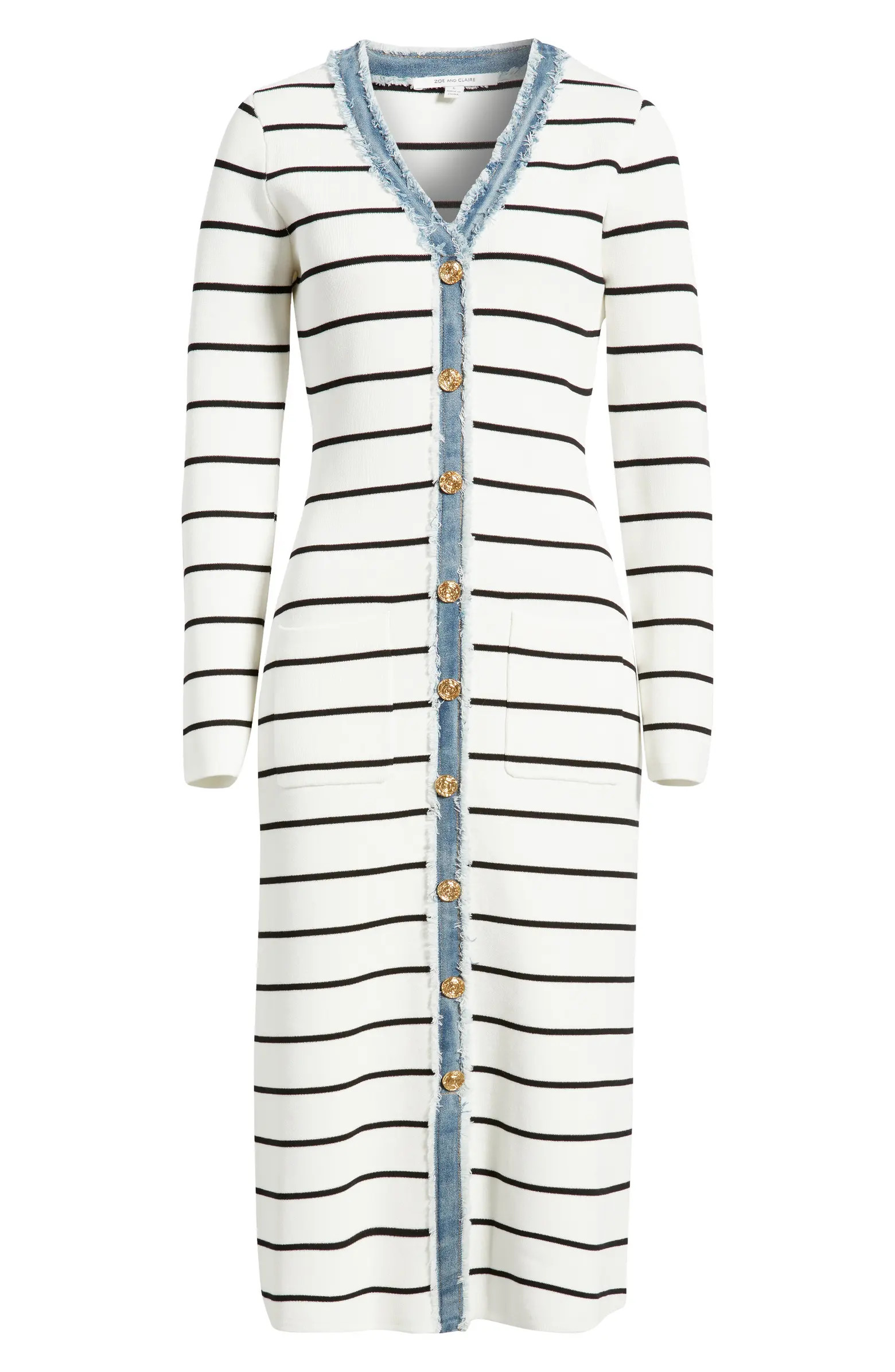 Stripe Long Sleeve Sweater Dress | Nordstrom