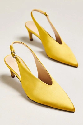 By Anthropologie Pointed-Toe Slingback Pumps | Anthropologie (US)