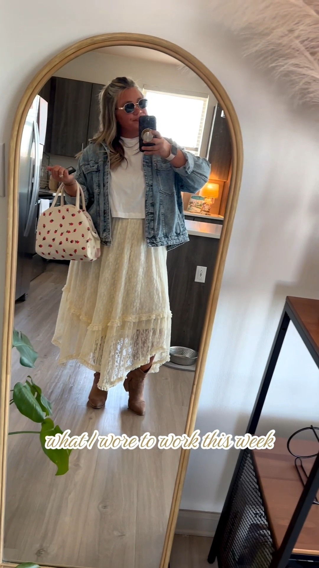 Pretty much everything I am wearing is from last year or the year before, so I’m adding it very similar items from the same shops! 
Medium in dresses, large in skirts, and XL in tee and denim jacket