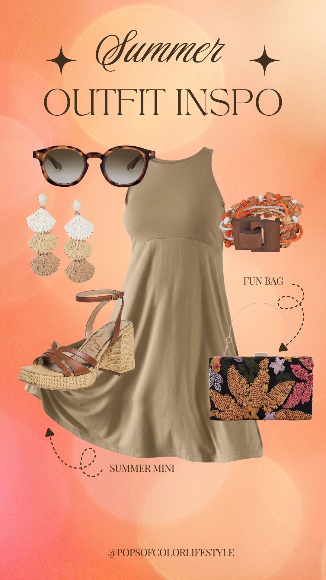 How to accessorize a solid neutral mini dress for summer. Perfect for brunch, a day date or vacation wear

#LTKTravel #LTKMidsize #LTKPetite