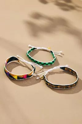 Moio Turquoise Trio Bracelets, Set of 3 | Anthropologie (US)