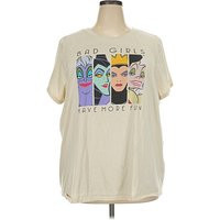 Disney Short Sleeve T-Shirt: Ivory Tops - Size 4X | ThredUp (US)