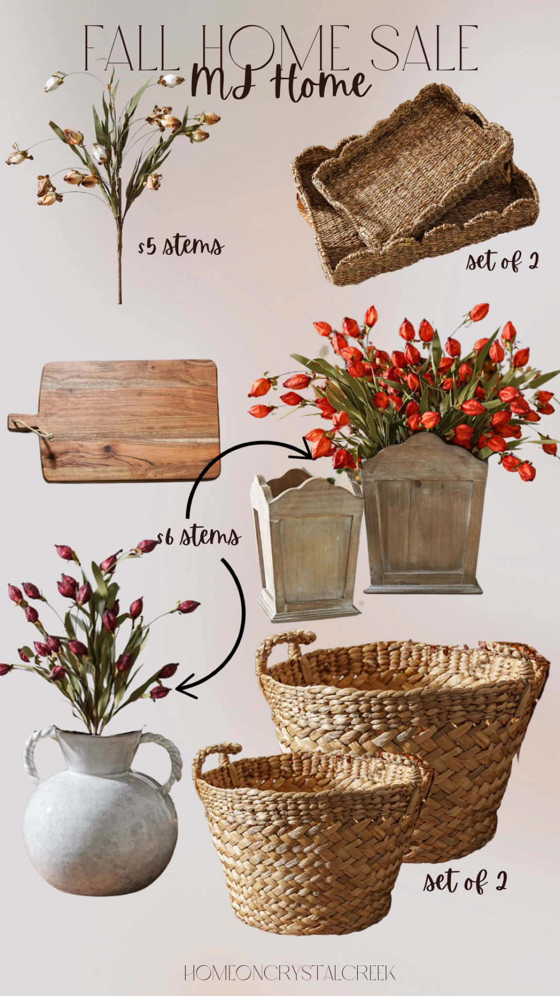 Fall home refresh is here! 🍂🍁 From gorgeous stems to woven baskets and chic vases, these cozy pieces will elevate your space without breaking the bank. Grab them while they’re on sale! #FallDecor #HomeStyling #BudgetFriendly #LTKHome

#LTKSaleAlert #LTKSeasonal #LTKFindsUnder50