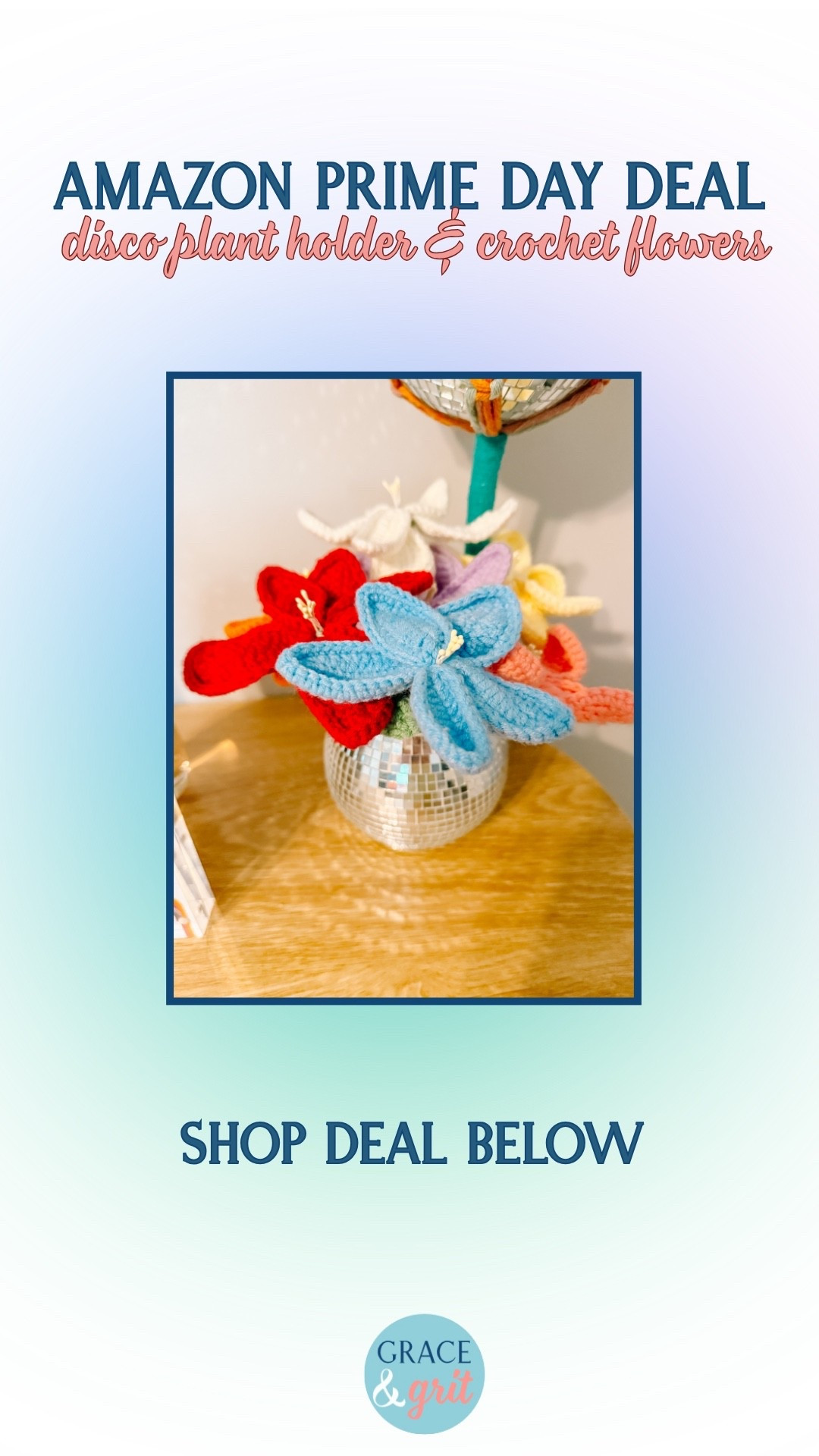 Floral vase with crochet flowers! #AmazonPrimeDay 

#LTKSaleAlert