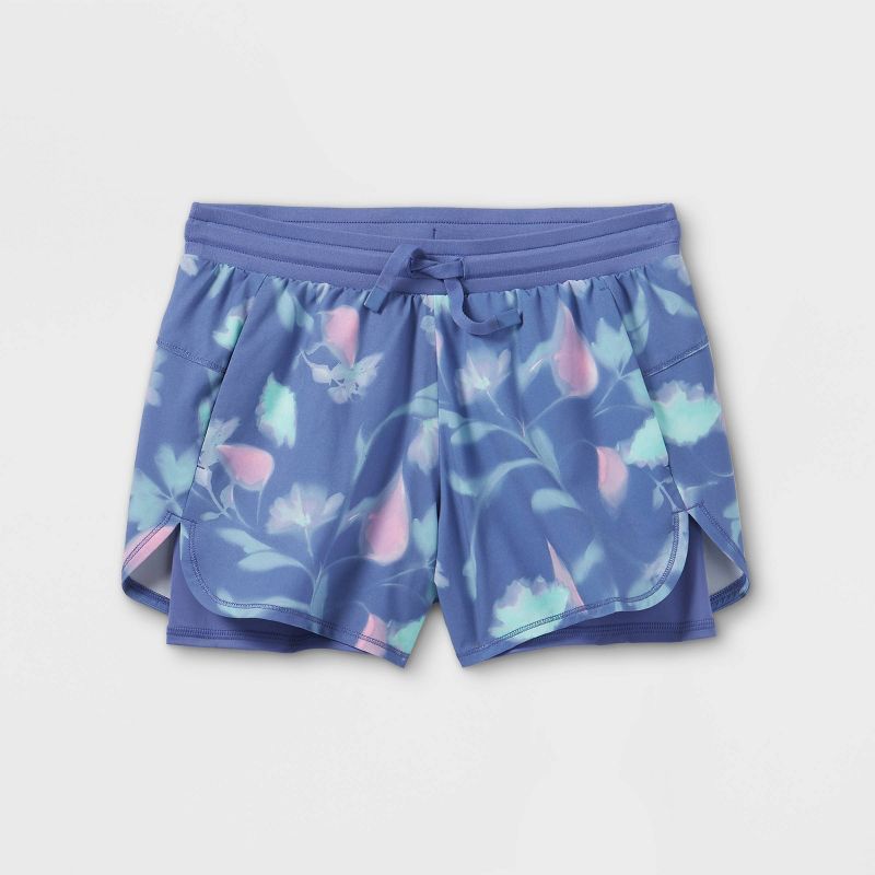 Girls' Double Layered Run Shorts - All in Motion™ | Target
