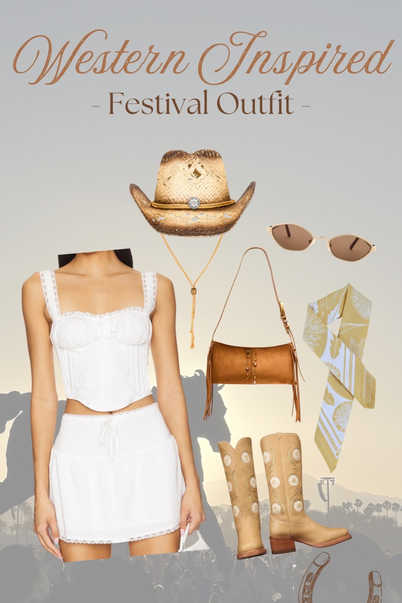 A dandelion bandana to tie together this look that’s perfect for seeing Ella Langley in the desert 🌵🤠 #stagecoach #stagecoachoutfits #stagecoach2026 #westernfashion #stagecoachinspo @Tecovas @Revolve  @Etsy  @Macys 

#LTKspringtrends #LTKootd #LTKSaleAlert